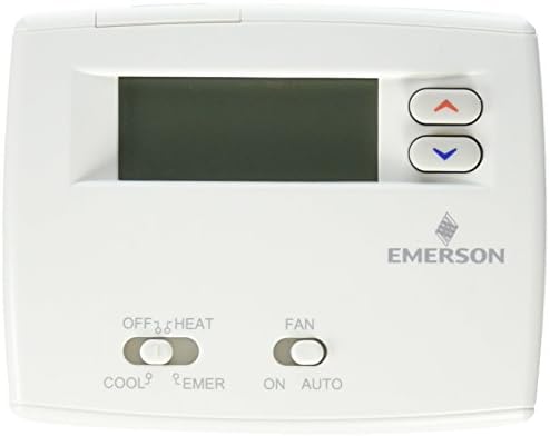 Emerson 1F89-0211 2″ Warmth Pump Non-Programmable Thermostat, Blue