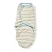 Summer Infant SwaddleMe Adjustable Infant Wrap, Dino Peek/Stripe/Sage, Boy, Small/Medium