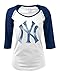 5th and Ocean MLB New York Yankees 3/4 SLVS Raglan Crew
