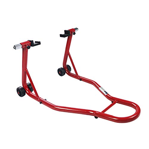HYD-Parts Sport Bike Motorcycle Front & Rear Combo Wheel Lift Stands Fits for Honda,Kawasaki,Suzuki,Yamaha (Rear Stand)