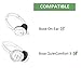 QC3 Replacement Earpads Ear Pad Cushion Compatible with Bose QC3 QuietComfort 3 OE/ OE1 Headphones