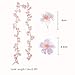 PDTXCLS YXMYH 4pcs Artificial Cherry Blossom Flower Vines Hanging Silk Flowers Garland for Wedding Party Home Decor, 5.9 Feet