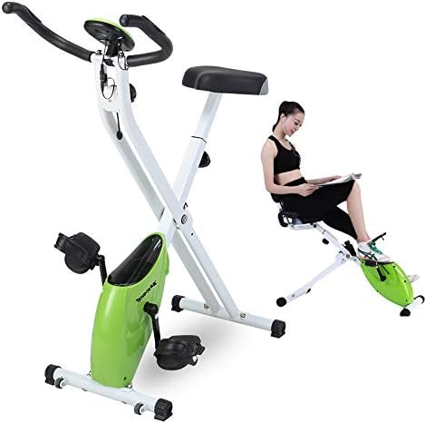 フィットネスバイク エアロバイク ミニスピンバイク 室内運動器具 家庭用 与え ダイエット器具 家族全員に最適 自宅でのフィットネス ポータブル折りたたみデザイン 8レベルの抵抗調整 Ledディスプレイ付き