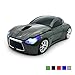 TDRTECH Wireless Car Mouse 2.4Ghz 3D DPI 1600 Cool Sport USB Gaming Mouse Mice for PC Computer Laptop Notebook Gray