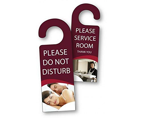 Please Do Not Disturb Door Sign Pack of 10pcs Hanging Sign Hotel Guest House B & B