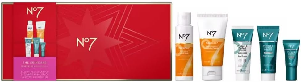 No7 Skincare Discovery Collection Gift Set - Complete Regime for Younger Skin