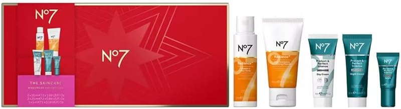 No7 Skincare Discovery Collection Gift Set - Complete Regime for Younger Skin