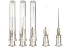 27g 1 Inch Needle, 27 Gauge 1 Inch Needle，（100pcs） for Scientific Labs, Individual Packaging