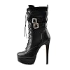 LISHAN-Womens-Mid-Calf-Platform-Boots-Lace-Up-Stiletto-High-Heel-Punk-Motorcycle-Sexy-Ankle-Booties