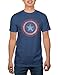 Captain America Men's Shield Burnout Tee XL