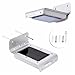 Qedertek Solar Light, 16 LED Outdoor Motion Sensor Light Waterproof Wall Light Security Lighting With 2 Smart Modes for Garden, Patio, Deck, Yard, Pathway and Driveway