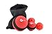 sFera Massage Ball Set of 5 for Trigger Point Therapy, Myofascial Release, Deep Tissue | Includes: Small and Large Firm Foam Roller Balls, 2 Spiky Balls, Peanut Roller, Mesh Bag, Manual