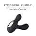 UTIMI Silicone 10-speed Anal Plug Prostate Stimulation Vibrator for Male Flirting Masturbator Toy