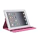 ELEOPTION Auto Sleep/Wake Function 360 Degree Rotating Smart Case Cover for 7.9 inch Apple iPad Mini/iPad Mini 2 Mini 3 with Retina with a Stylus as a Gift (Polka Dot Pink)