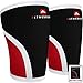 Fitnessery Knee Sleeves for Crossfit, Powerlifting, Weightlifting and Knee Support - 7mm Knee Sleeves - Knee Sleeves Crossfit - Knee Sleeves Powerlifting - Knee Compression Sleeve x 2 (Medium)