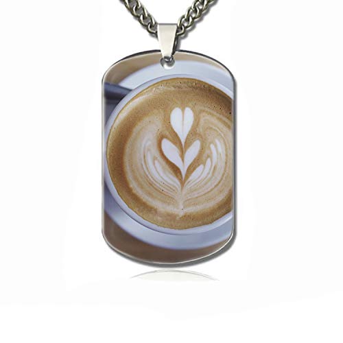XIOZURV Beautiful Cofffee Personalized Pet Tag - Dog Cat ID â€“ New Puppy Kitten Identification Lost -