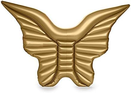 Customize Wholesale Inflatable Gold Butterfly Pool Float Swimming Raft Funny Toy For Adults and Kids