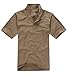 MAGCOMSEN Men's Tactical Army Hunting Polo Shirt Polyester Short Sleeve Pullover
