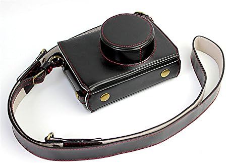 Fujifilm X100T Case, Boliner Handmade PU Leather FullBody Camera Case Bag Cover for Fujifilm Fuji X100 X100S X100T Bottom Opening Version + Neck Strap (Black)