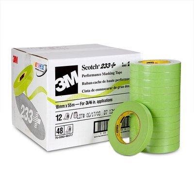 Click Here to See More Images 3M 26334 Scotch Performance Masking Tape (233+, 26334, 18 mm x 55 m), 48 Pack