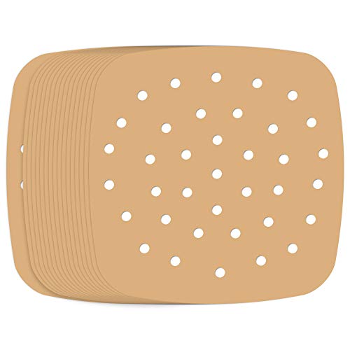 Besego Air Fryer Liners - 7.5 Inches, 100 pcs Perforated Unbleached Parchment Paper Compatible with Philips, Cozyna, Secura, NuWave, Chefman, GoWISE USA, BLACK+DECKER, COSORI - Thumbnail 5