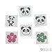 Fun Express Panda Party Tattoos (72 pieces) Temporary Tattoos for Kids, Party Favors and Supplies, Classroom Incentives & Giveaways