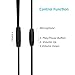 Cellia Cellia-02 in-Ear Wired Earphones/Earbuds/EarPods, Noise isolating Headsets Headphones with Mic Remote Control Tangle Free Flat Cable for iPhones, iPads, Android, PC, Windows
