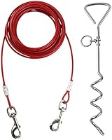 Taylor & Brown 33ft Heavy Duty Dog Tie Out Cable with Ground Stake view 3