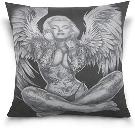 XINPULONG Marilyn Momroe Throw Pillow Case Decorative Cushion Cover Square Pillowcase Bed Pillow Case Cover (18 x 18 inch) Twin Sides Print