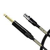 Mogami GOLD BPSH TS-18 Belt Pack Instrument Cable for Wireless Instrument Systems, 1/4