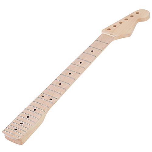 ammoon 22 Frets Replacement Maple Neck Fingerboard for ST Electric Guitar