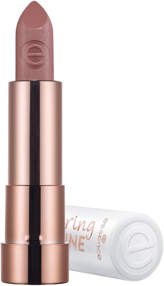 essence Caring Shine Vegan Collagen Lipstick 203 My Advice Nude Nourishing