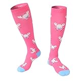 Compression Socks for Women & Men by Faladi-BEST design ideal for Everyday Use,Nurses,Shin Splints, Maternity, Travel&Running (1 pair)