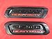 RAM DT 2500 HEAVY DUTY Left&Right Side Black Hood Nameplate Bezel NEW OEM MOPAR