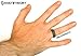 Knot Theory Silicone Wedding Ring - 6mm Band for Superior Comfort, Style, and Safety (Dark Grey, Size 9)