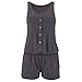 Sumtory Women's Sleeveless Beachwear Casual Shorts Jumpsuit Leisure Playsuit