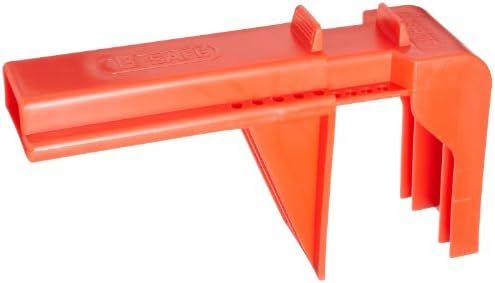 North Safety B-Safe Ball Valve Lockout, Red, 3/8" - 1-1/4" Valve Diameter (Pack of 1)