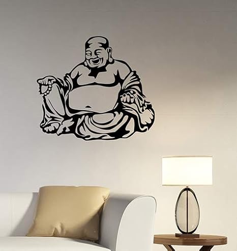 Amazon Com Buddha Vinyl Wall Decal Indian God Sticker Religion Art Zen Decorations For Home Living Yoga Meditation Room Bedroom Decor Bda4 Arts Crafts Sewing