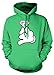 Cybertela Cartoon Glove Diamond Sweatshirt Hoodie Hoody
