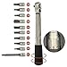 Venzo Bicycle Bike 1/4 Inch Driver - Torque Wrench Allen Key Tools Socket Set Kit 2-24Nm - Small Adjustable