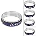 MJartoria I Love You Heart Heat Sensitive Color Changing Emotion Feeling Endless Band Mood Ring
