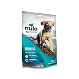 Nulo Puppy & Adult Freestyle Trainers Dog Treats: Healthy Gluten Free Low Calorie Grain Free Dog Training Rewards - Salmon Recipe - 4 Oz Bag