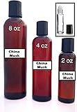 Pure China Musk - Uncut Scented Body Oil - Unisex Fragrance for Men and Women - Best for Refills