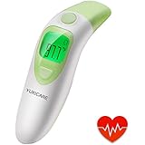 Ear and Forehead Baby Thermometer, YUKICARE Infrared Digital Medical Clinical Instant Reading Thermometers - FDA and CE Approved Professional Suitable for Infants, Toddlers, Adults,Objects and Ambient