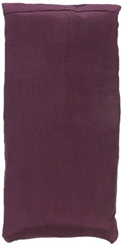 Yoga Direct Silk Lavender-Scented Eye Pillow, Eggplant