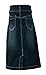mobo Big Girls Modest Long Jean Skirt