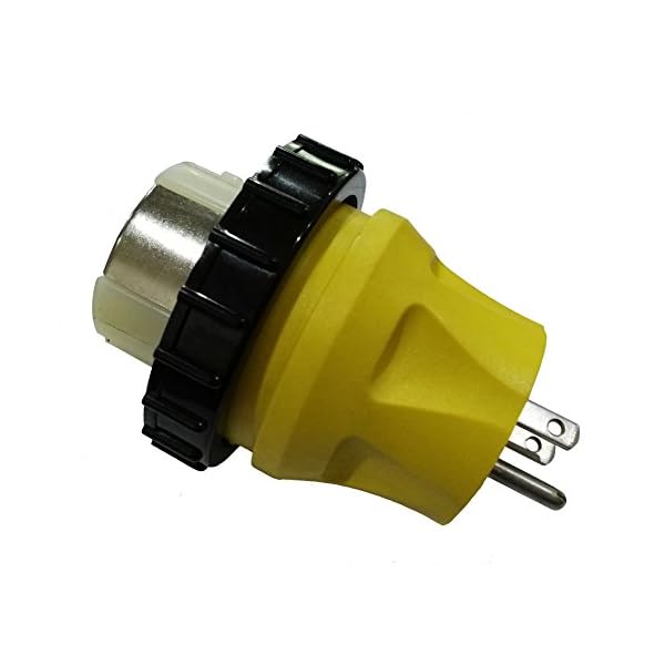 Parkworld-691715-Shore-Power-Adapter-regular-15A-5-15P-male-plug-to-Marine-50A-SS2-50R-female-two-hots-bridged-with-locking-ring Parkworld-691715-Shore-Power-Adapter-regular-15A-5-15P-male-plug-to-Marine-50A-SS2-50R-female-two-hots-bridged-with-locking-ring