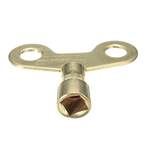 Radiator Plumbing Bleed Bleeding Key Keys Solid Brass Easigrip Air Valve