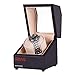 Watch Winder for Rolex, Elegant Leather Storage Case for Men and Lady’s Automatic Watches with Adjustable Watch Pillow Inculde 4 Rotation Mode- AC Adapter