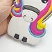 Rainbow Unicorn Samsung Galaxy S7 Case,Awin 3D Cute Cartoon Rainbow Unicorn Horse Animal Soft Silicone Rubber Case for Samsung Galaxy S7